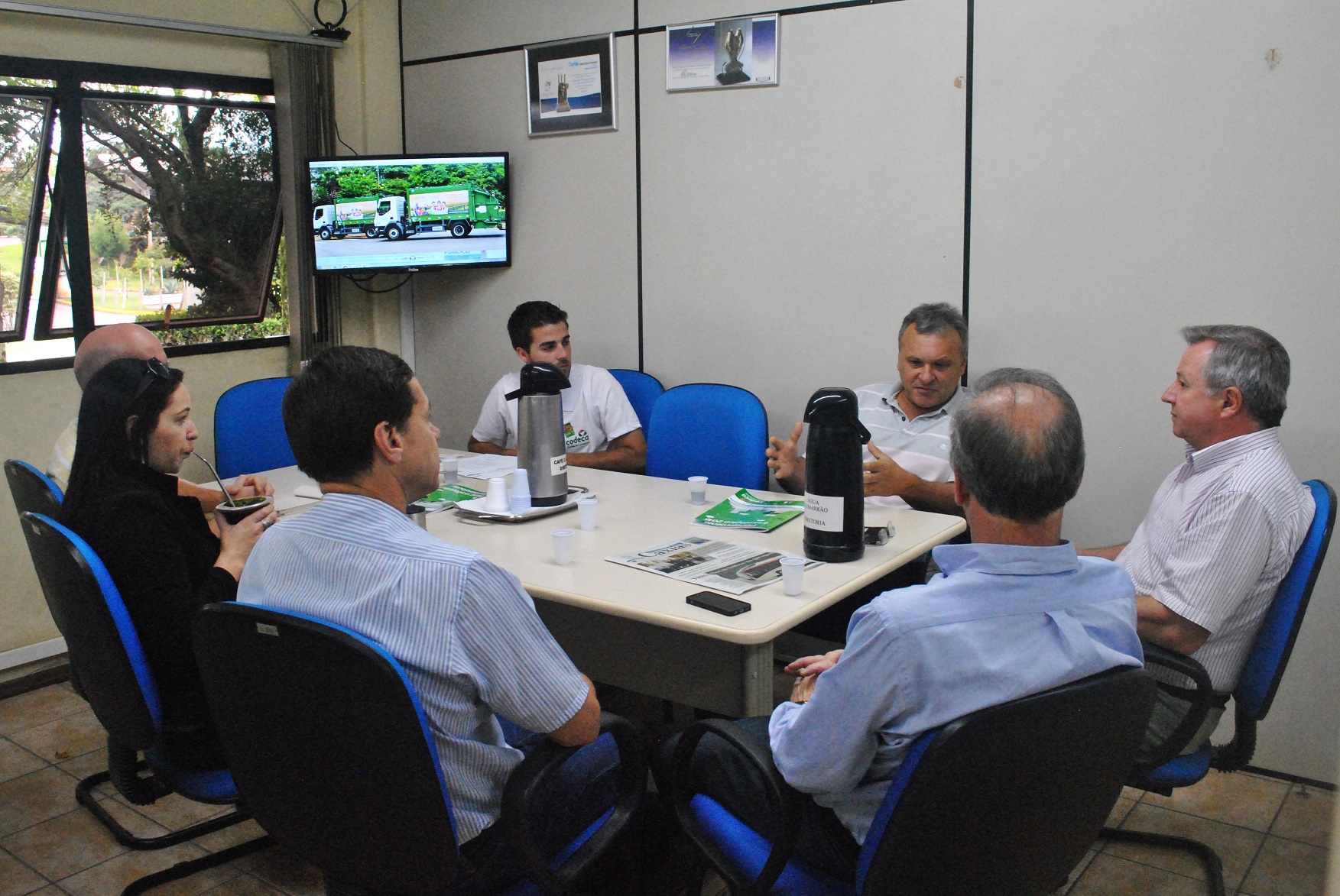  CODECA recebe responsáveis pelo Departamento de Saneamento de Farroupilha