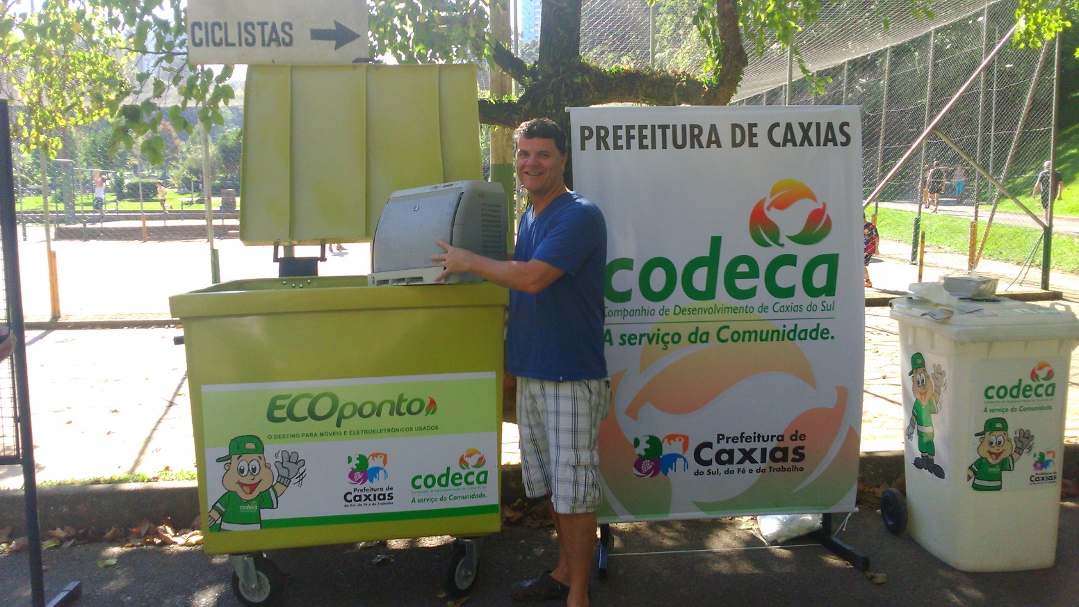  Ecoponto já recolheu 340 toneladas de lixo desde sua implantação