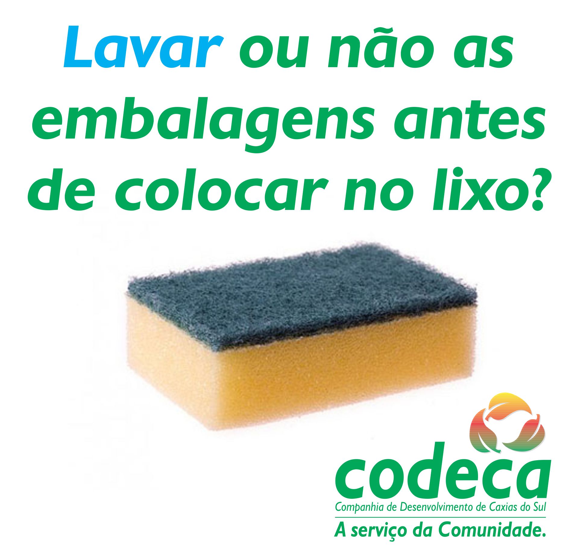  Codeca orienta sobre o processo de lavagem das embalagens destinadas à reciclagem