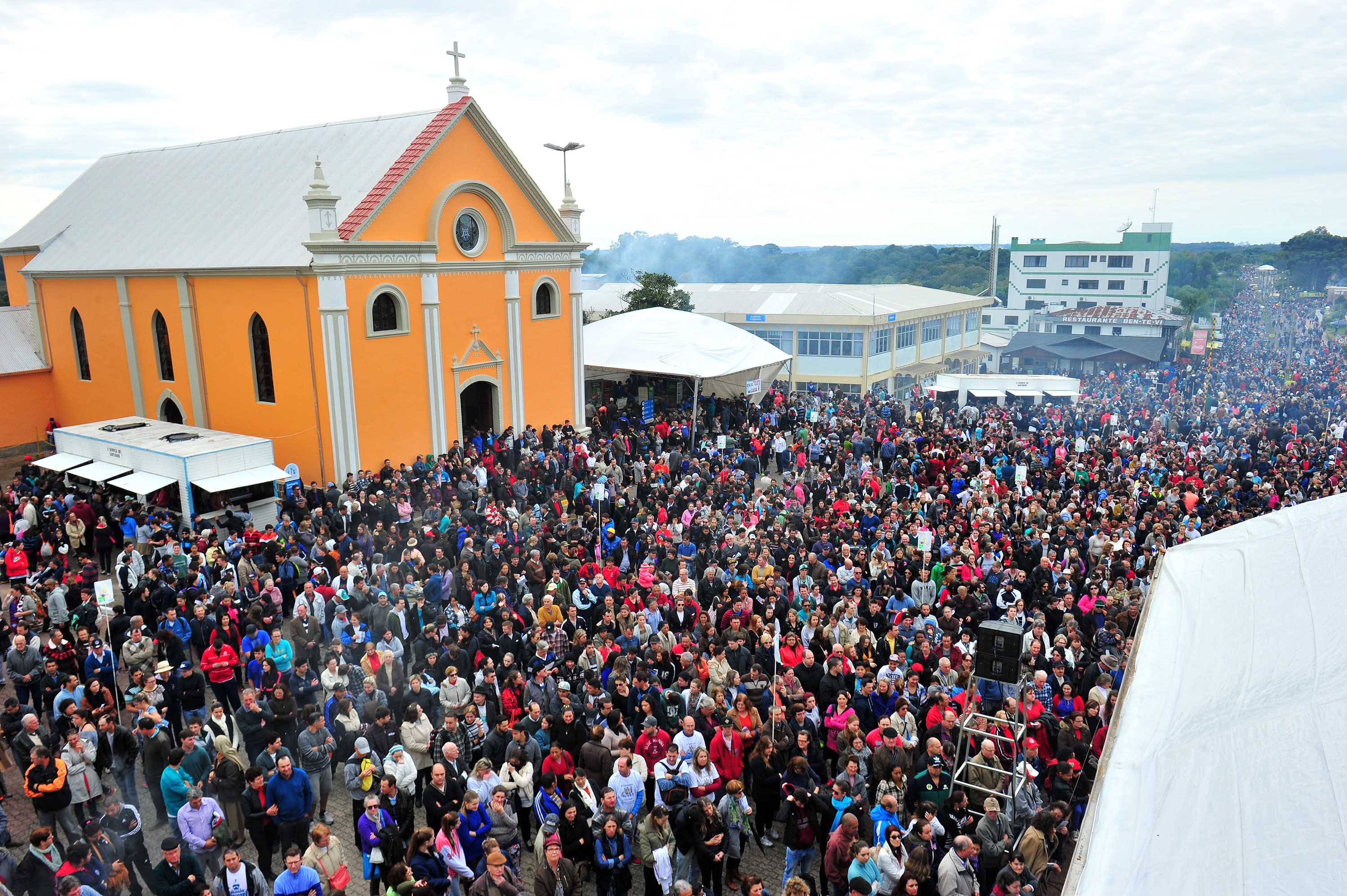  137ª Romaria de Caravaggio: cerca de 180 mil pessoas passaram pelo Santuário