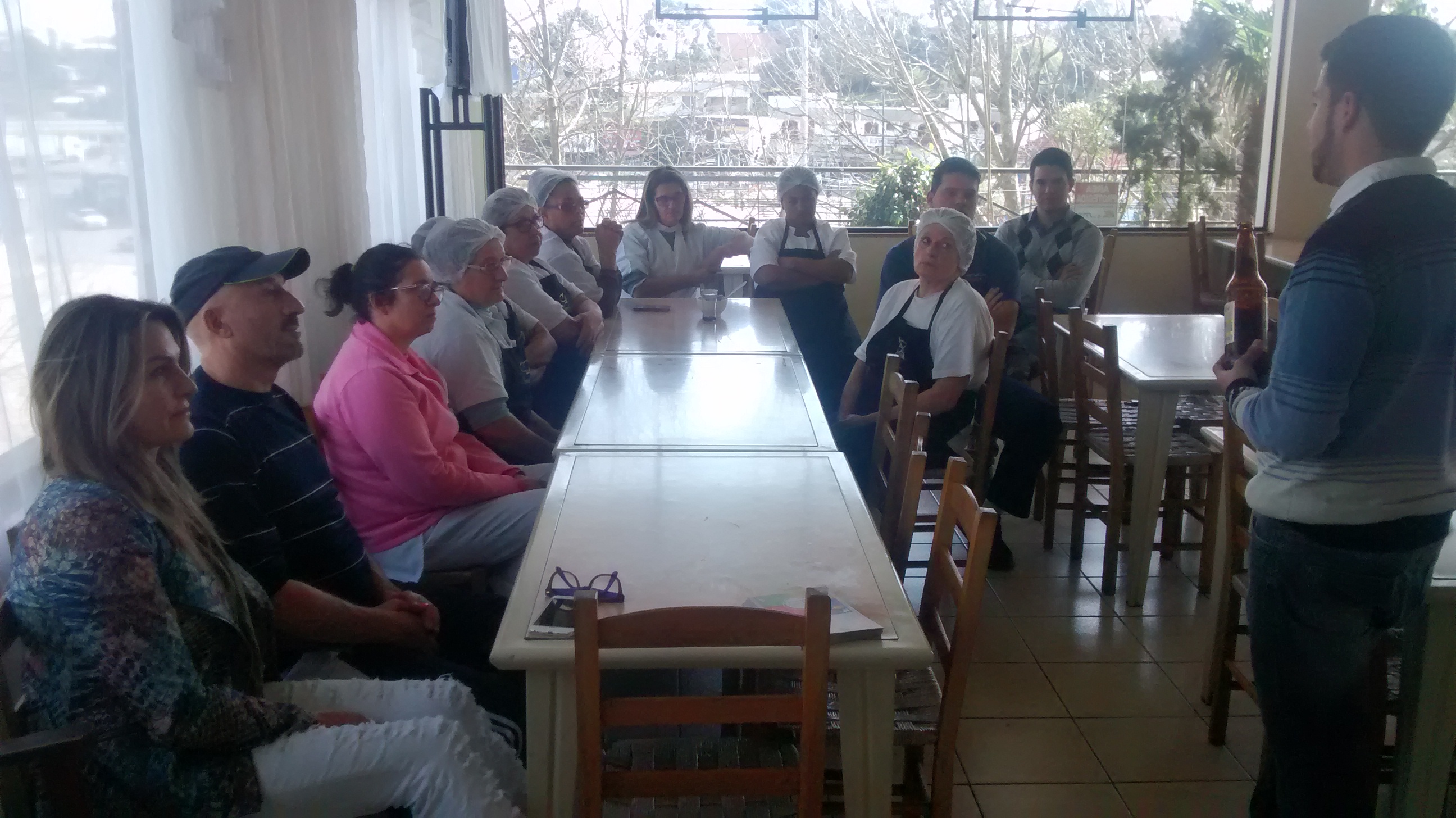  CODECA palestra em Restaurante de Ana Rech