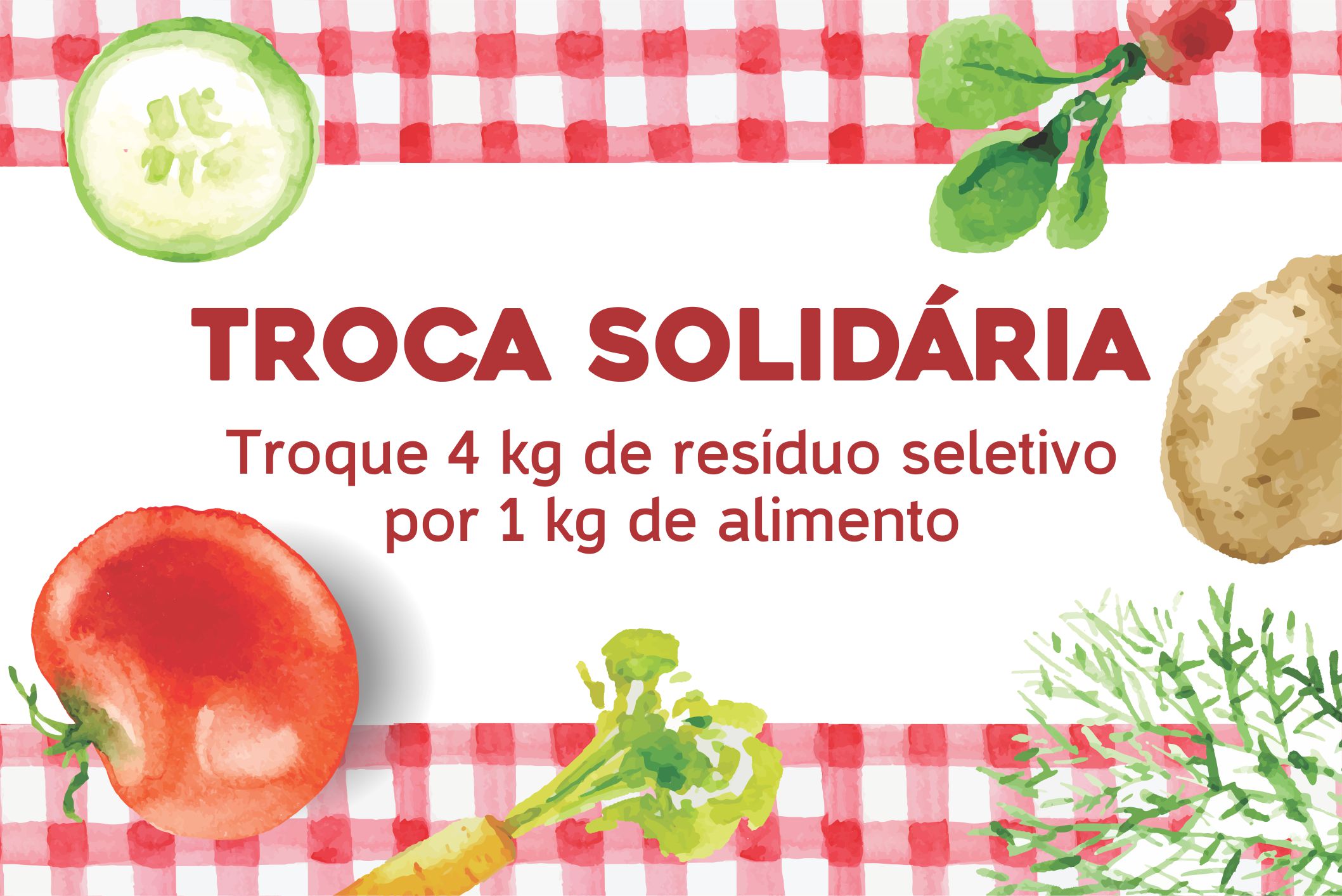  Sábado ocorre mais uma edição do Troca Solidária