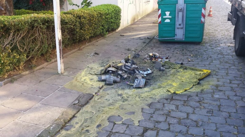  Codeca retoma campanha contra queima de contêineres