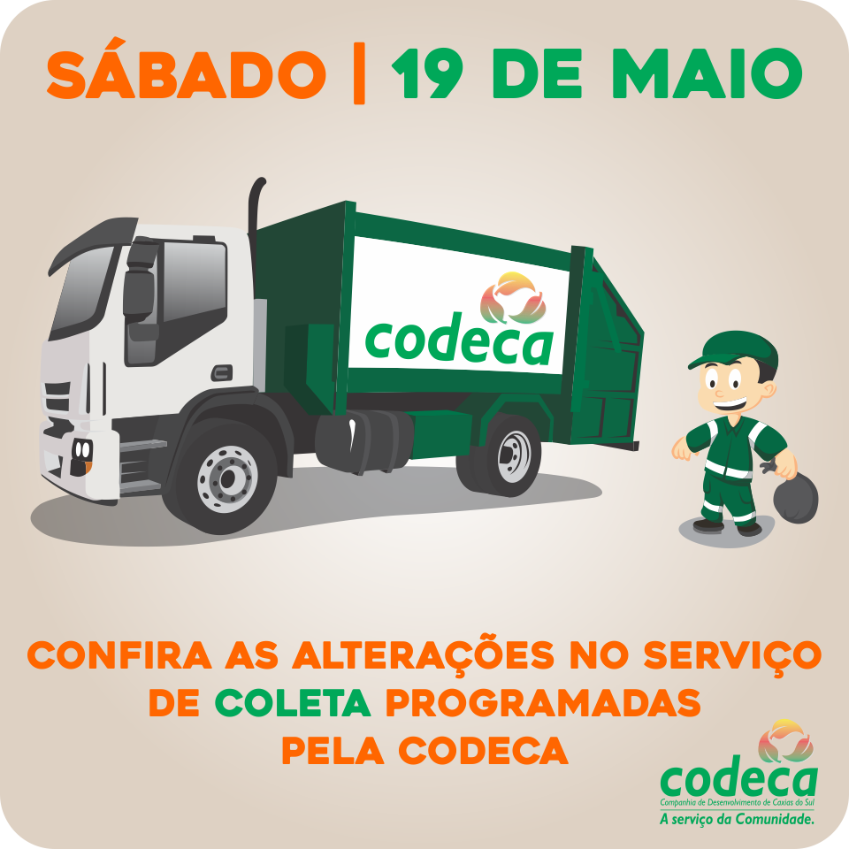  Codeca antecipa coleta, neste sábado, em bairros do município