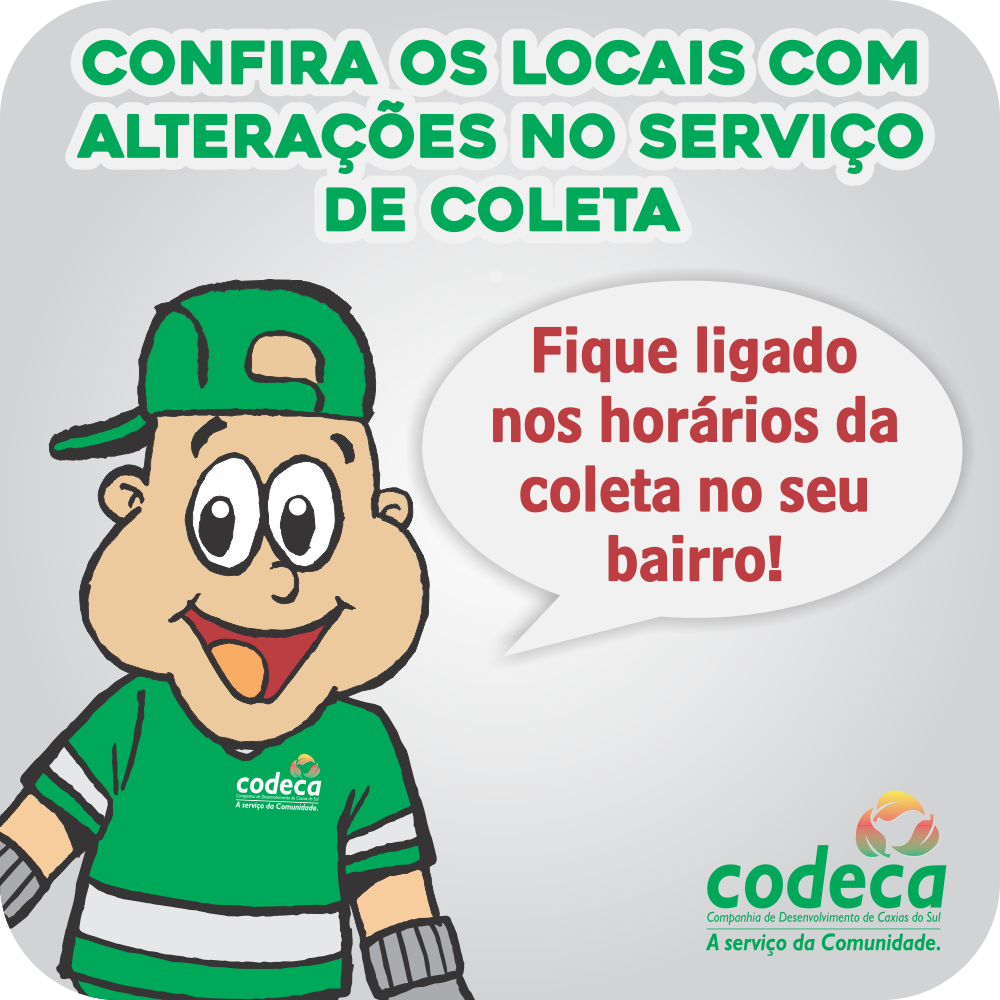 Alteração no horário de recolhimento do lixo orgânico