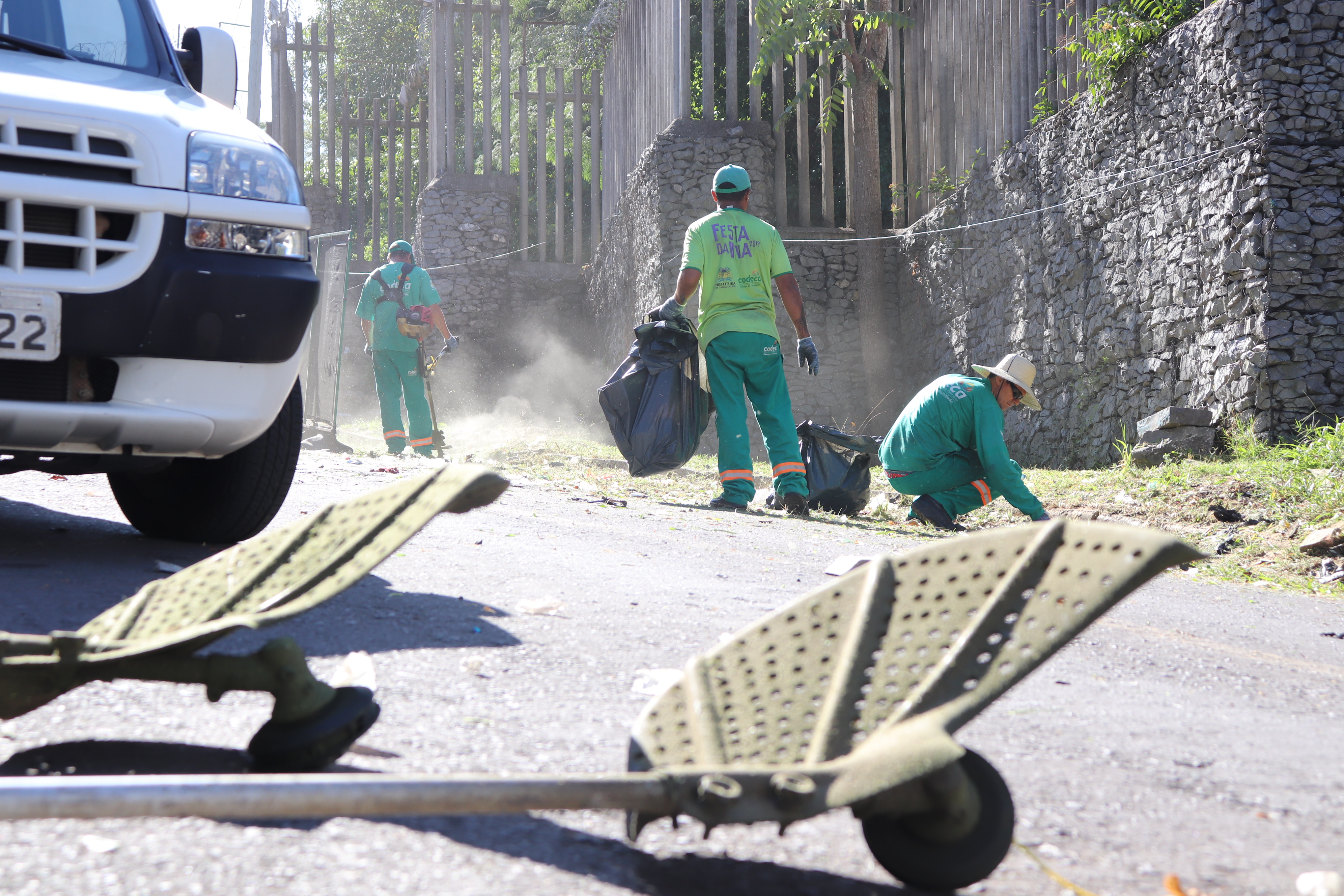  Codeca retira 20 toneladas de lixo no entorno do Mato Sartori