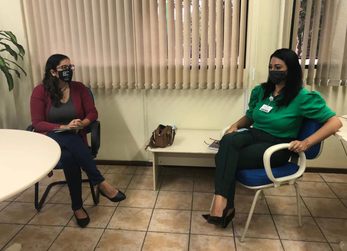  Presidente Helen Machado recebe vereadora Denise Pessôa