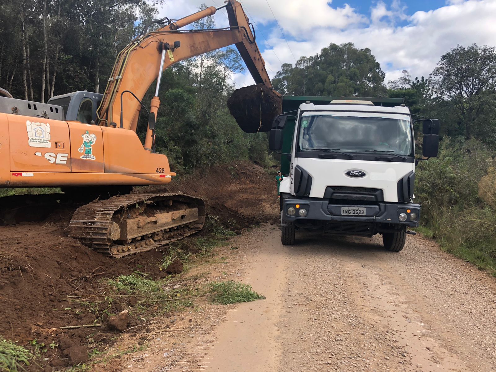  Codeca inicia a obra na Estrada 176 em Vila Seca