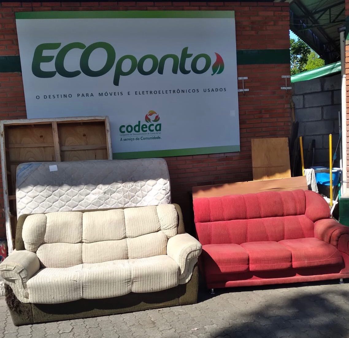  Ecoponto destina 257 itens a famílias carentes em outubro