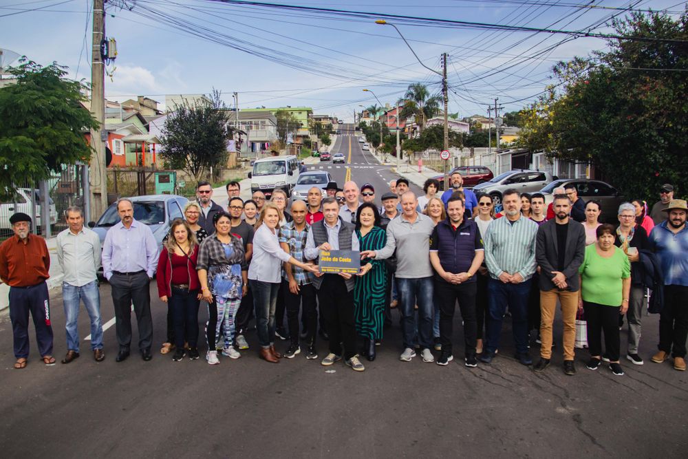 Inaugurado o asfaltamento da rua João da Costa