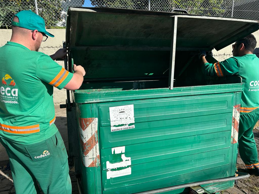  Codeca investe e agiliza a manutenção de contêineres verdes