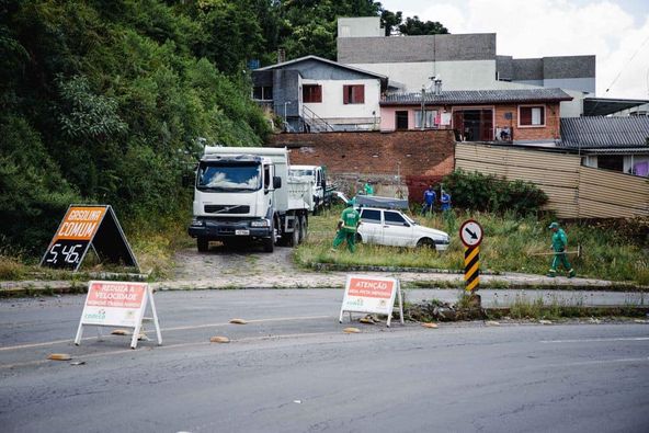  Codeca inicia a obra da rotatória da rua Bortolo Zani, no Bela Vista