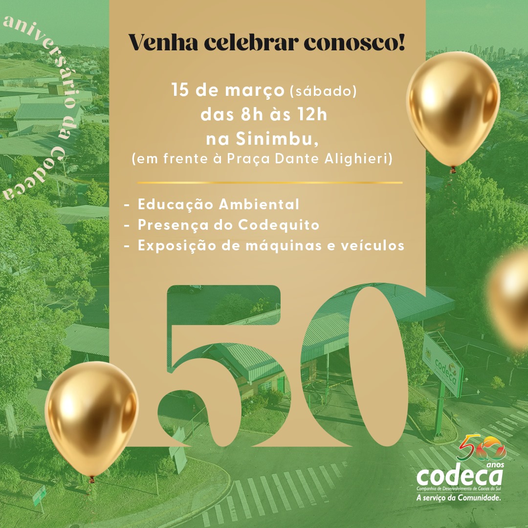  Codeca leva Educação Ambiental e equipamentos à Praça Dante em comemoração aos 50 anos