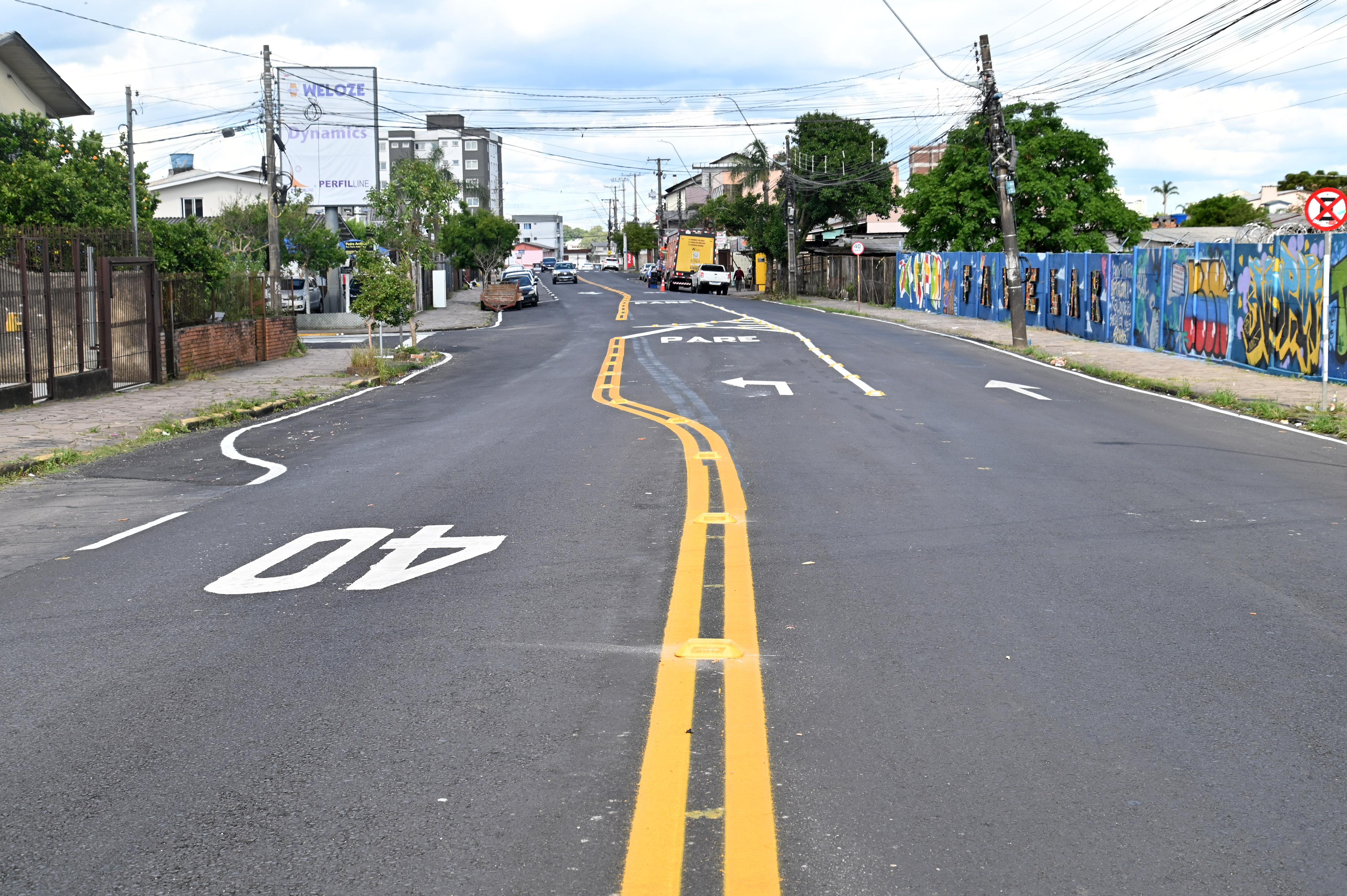  Vias recebem sinalização definitiva após serem 