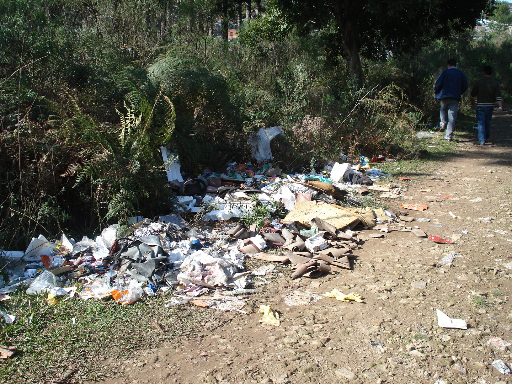  Equipes identificam foco de lixo a céu aberto no Mattioda