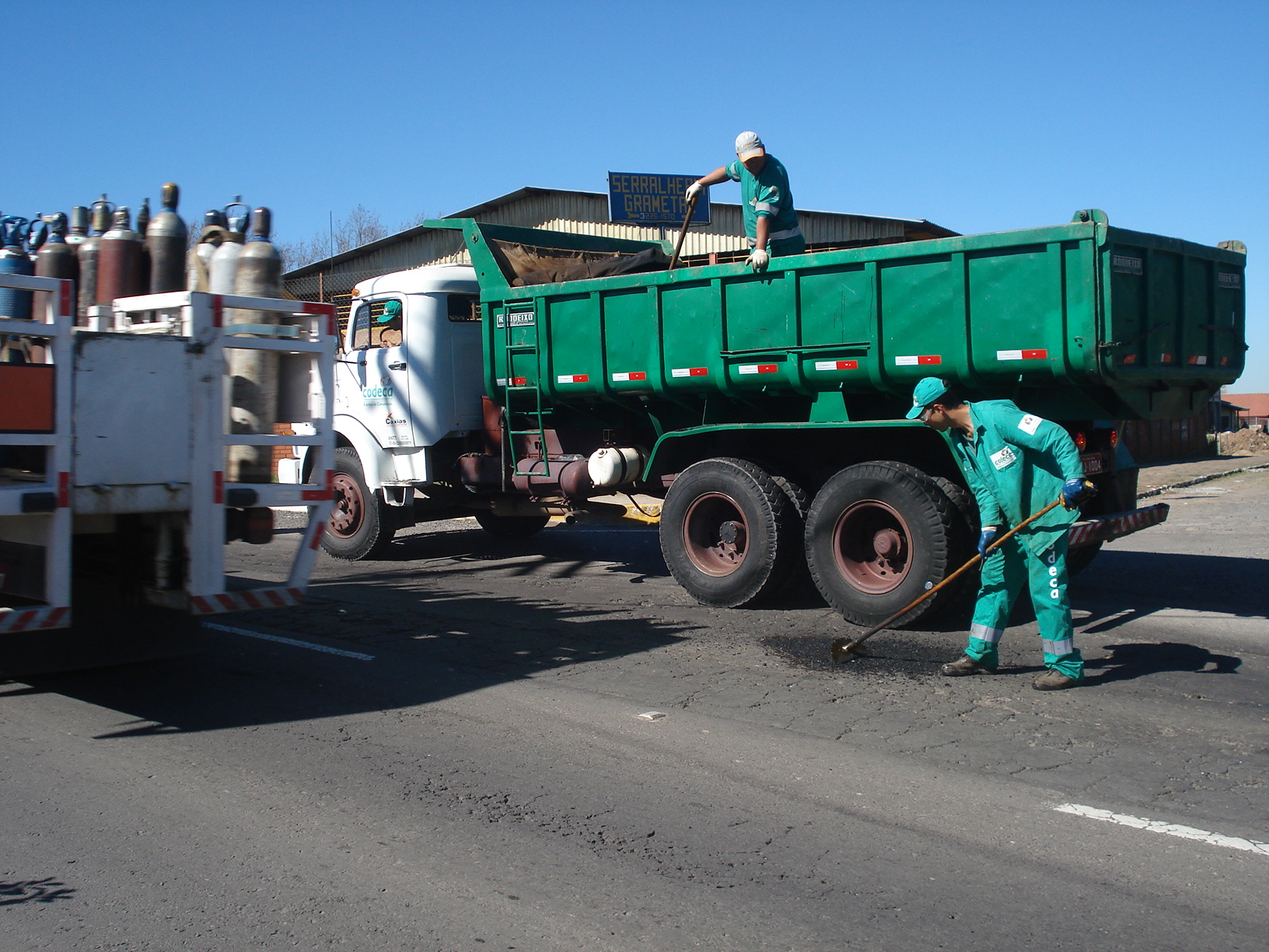  CODECA desloca equipes para operação tapa-buracos