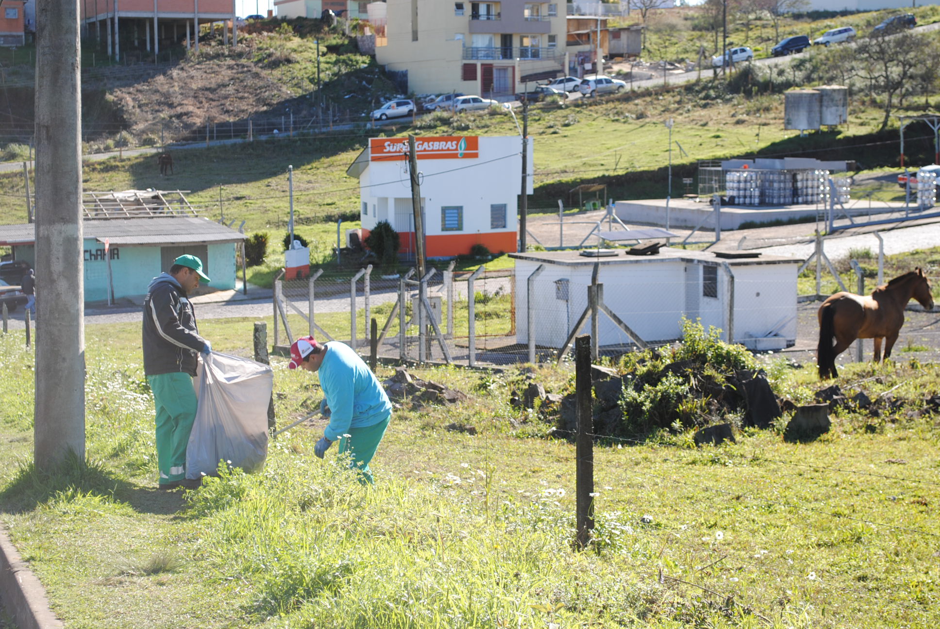  Mutirão na região do Desvio Rizzo recolhe quatro ton de lixo no primeiro dia