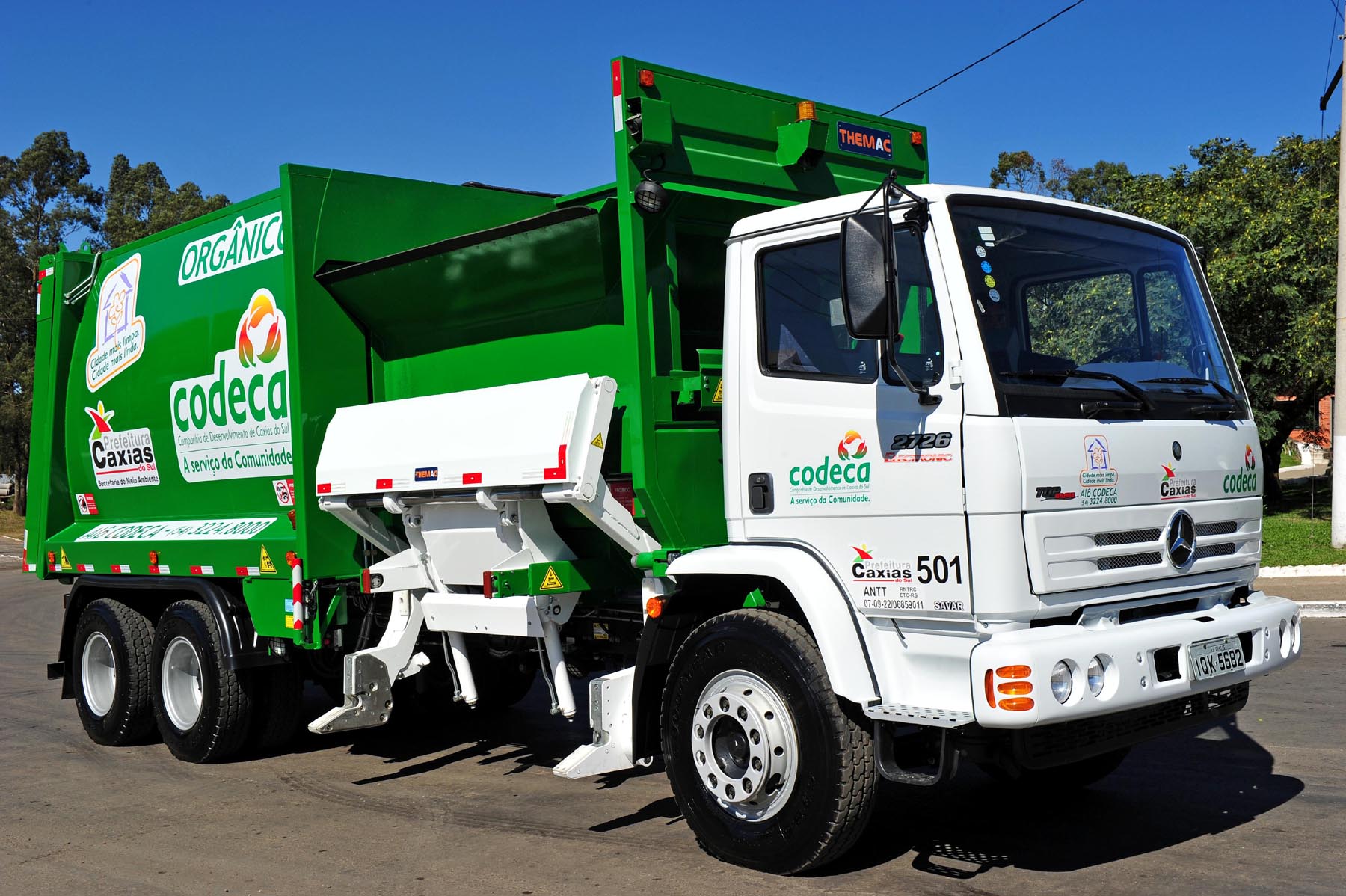  Coleta mecanizada de lixo completa três anos