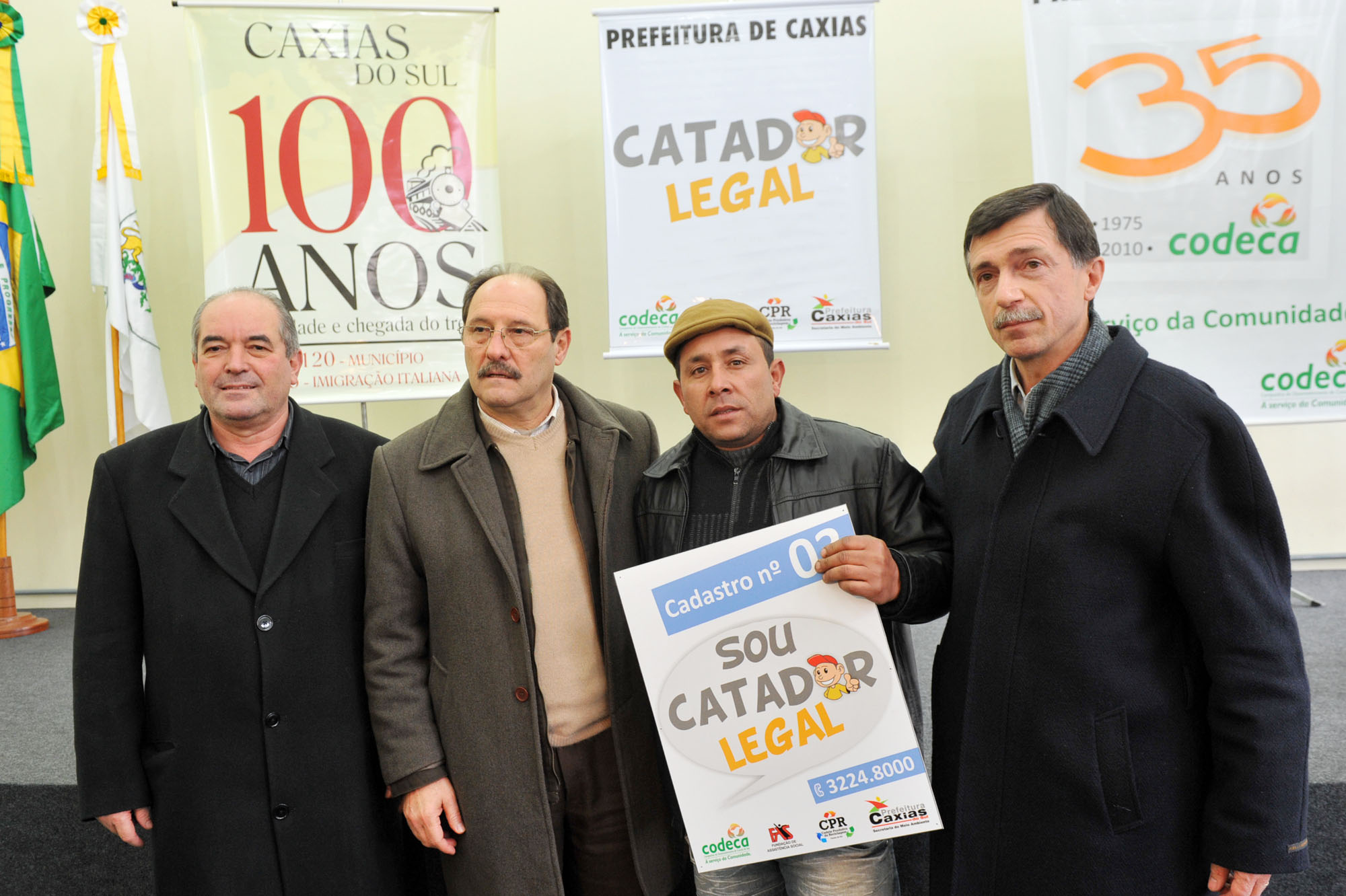  Programa Catador Legal é lançado na Prefeitura de Caxias