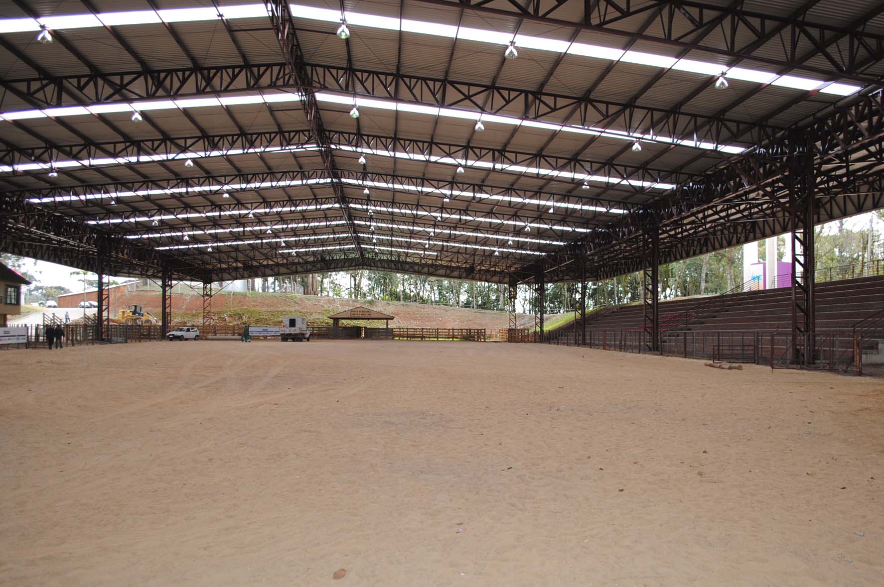  Cancha Coberta recebe reparos para a Semana Farroupilha