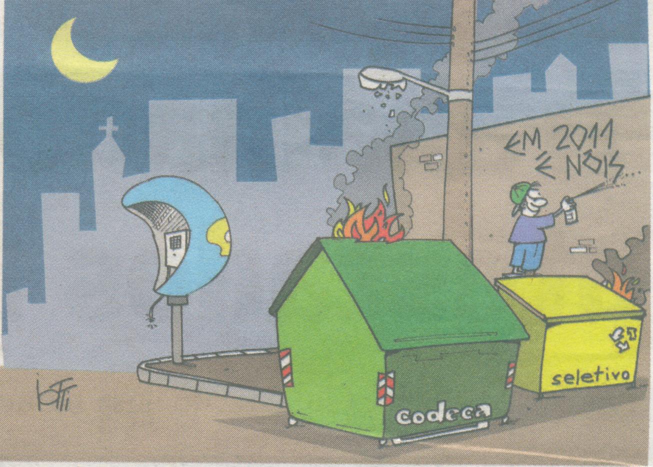  IOTTI Retrata Ação de Vandalismo em Conteineres