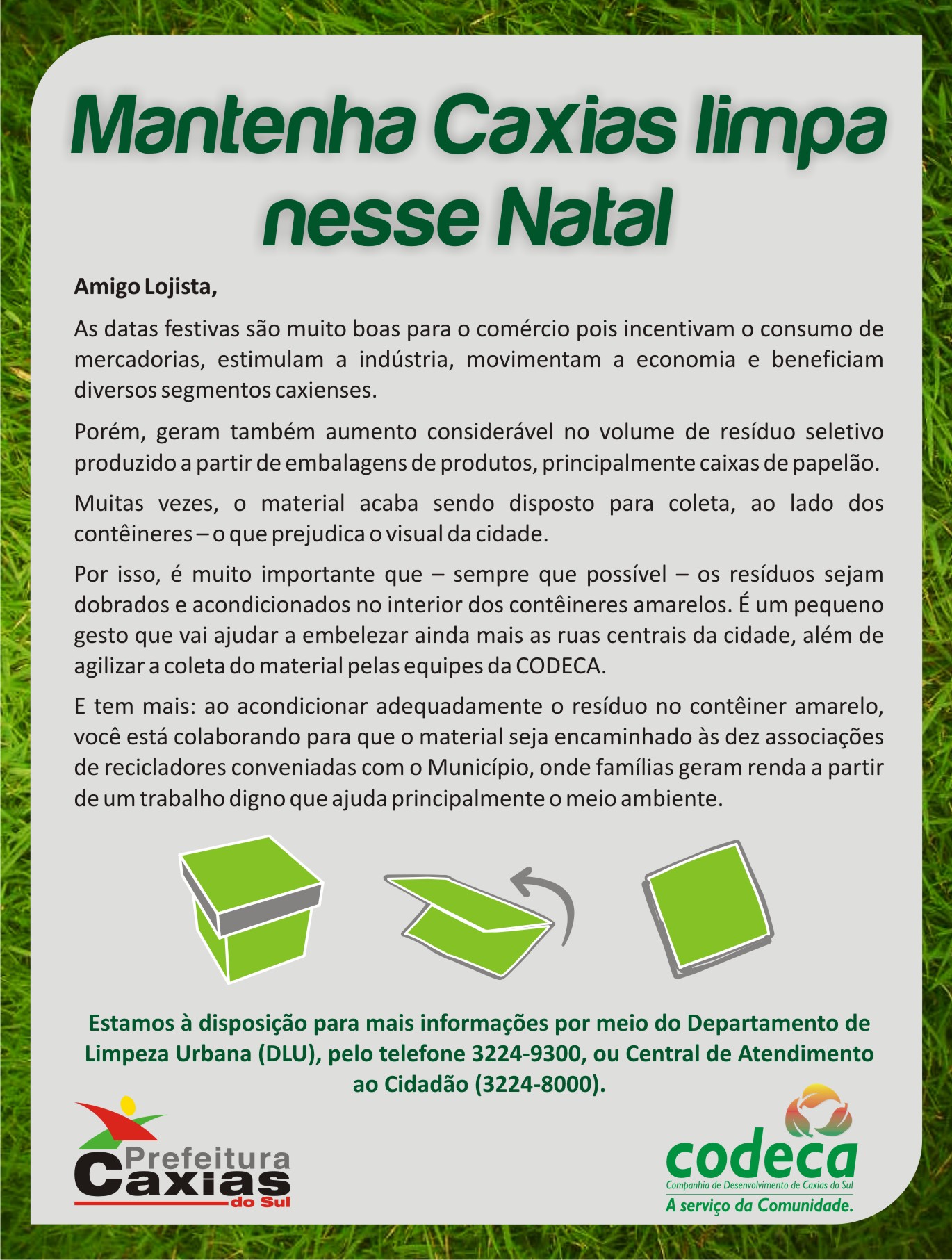  Coleta é intensificada no período das festas de final de ano