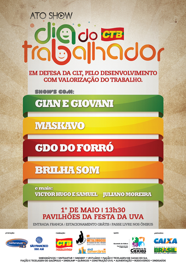  CODECA NO ATO SHOW DO DIA DO TRABALHADOR