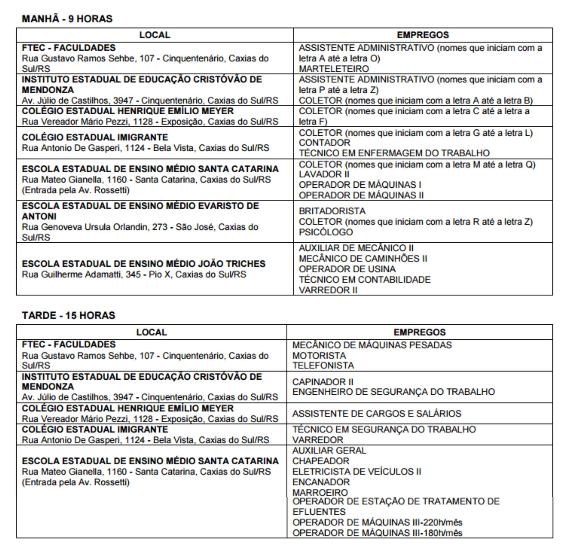  PROVA DE SELEÇÃO DA CODECA SERÁ NO PRÓXIMO DOMINGO (30/08)